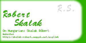 robert skalak business card